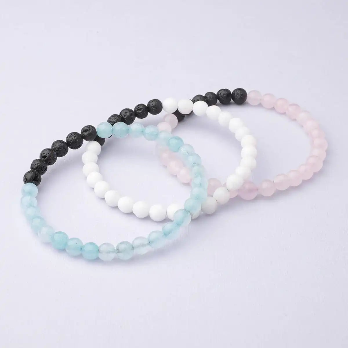 Diffuser Bracelet 3-Pack (Blue/Pink)