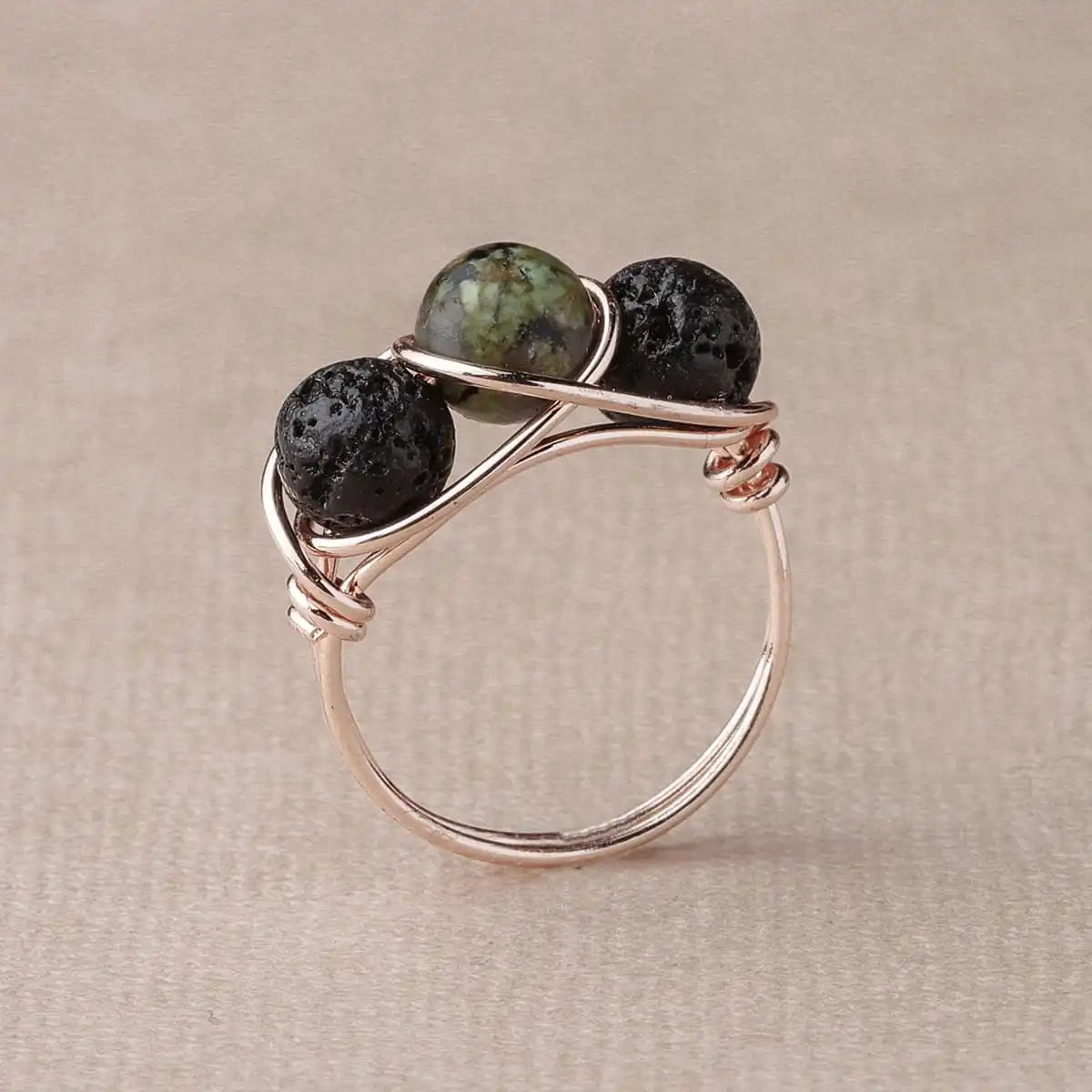 African Turquoise Diffuser Ring