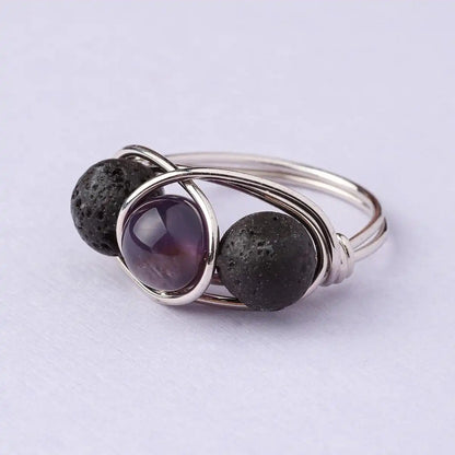 Amethyst Diffuser Ring