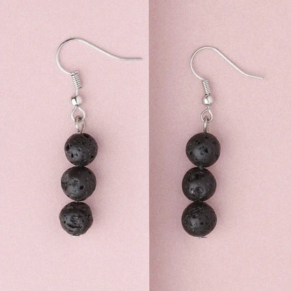 Lava Stone Diffuser Earrings