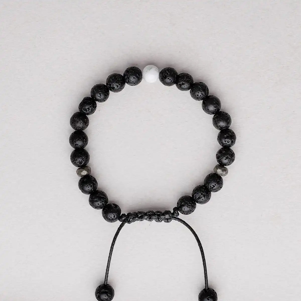 Kids White Howlite Diffuser Bracelet