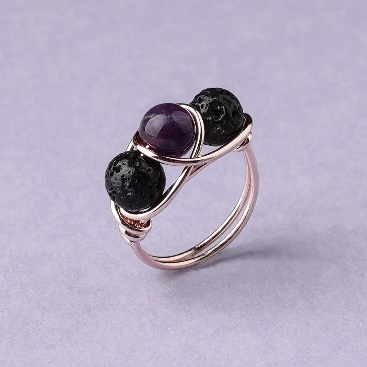 Amethyst Diffuser Ring