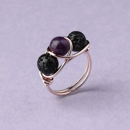 Amethyst Diffuser Ring
