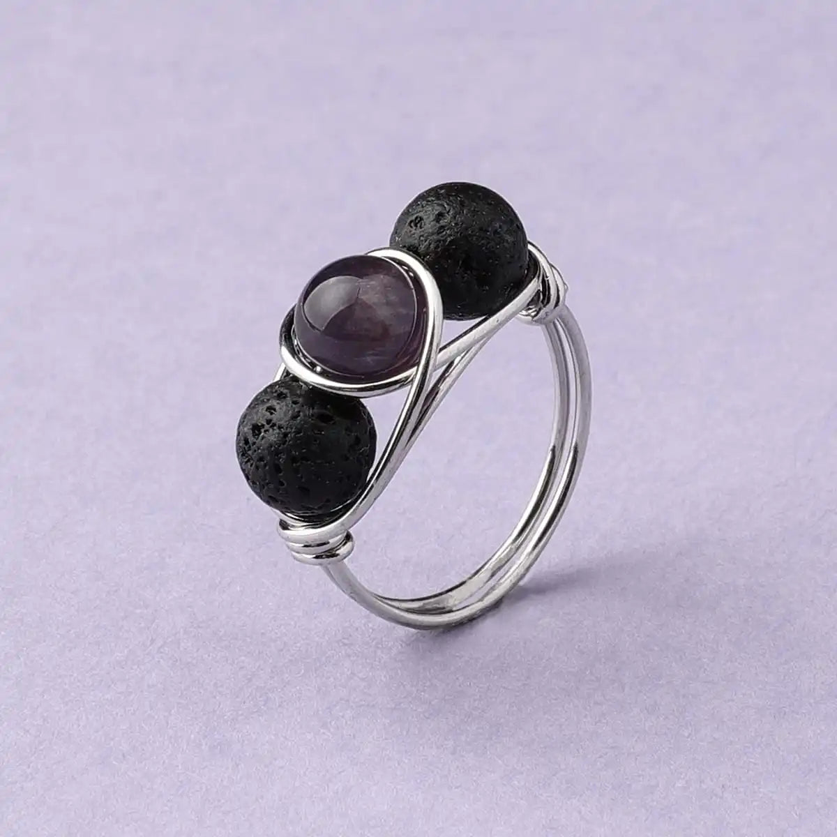 Amethyst Diffuser Ring