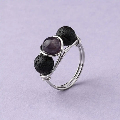 Amethyst Diffuser Ring