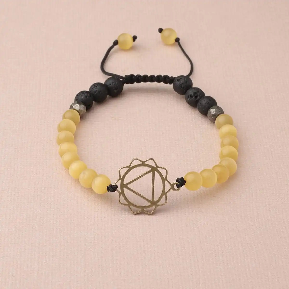Solar Plexus Chakra Diffuser Bracelet