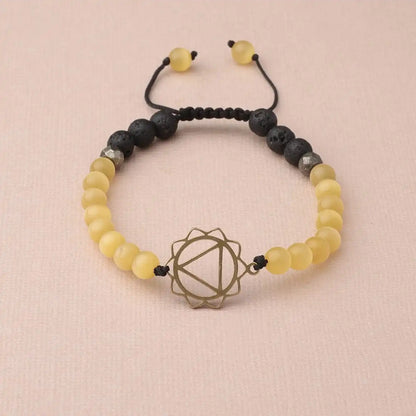 Solar Plexus Chakra Diffuser Bracelet