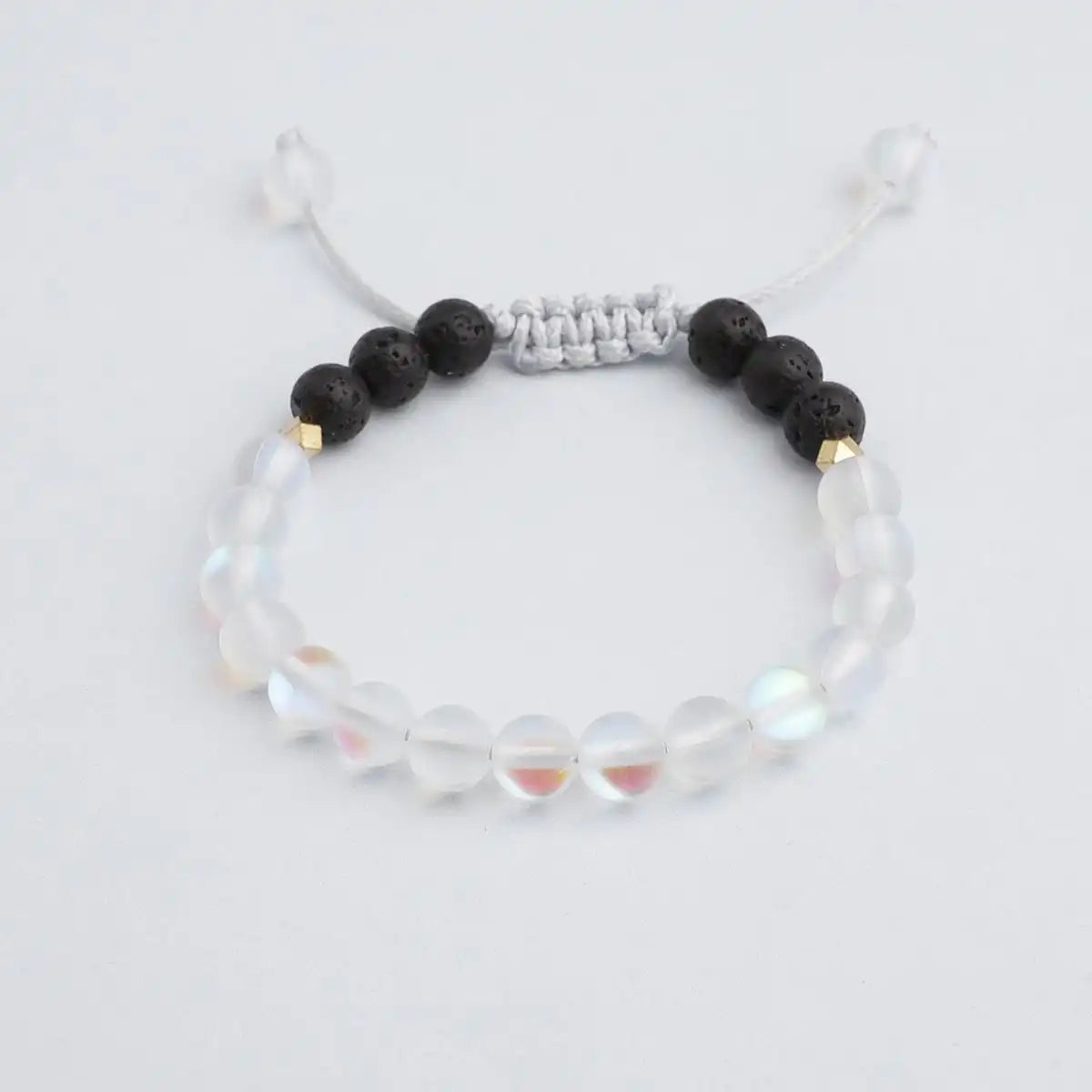 Kids Glow Glass Adjustable Bracelet (Clear)