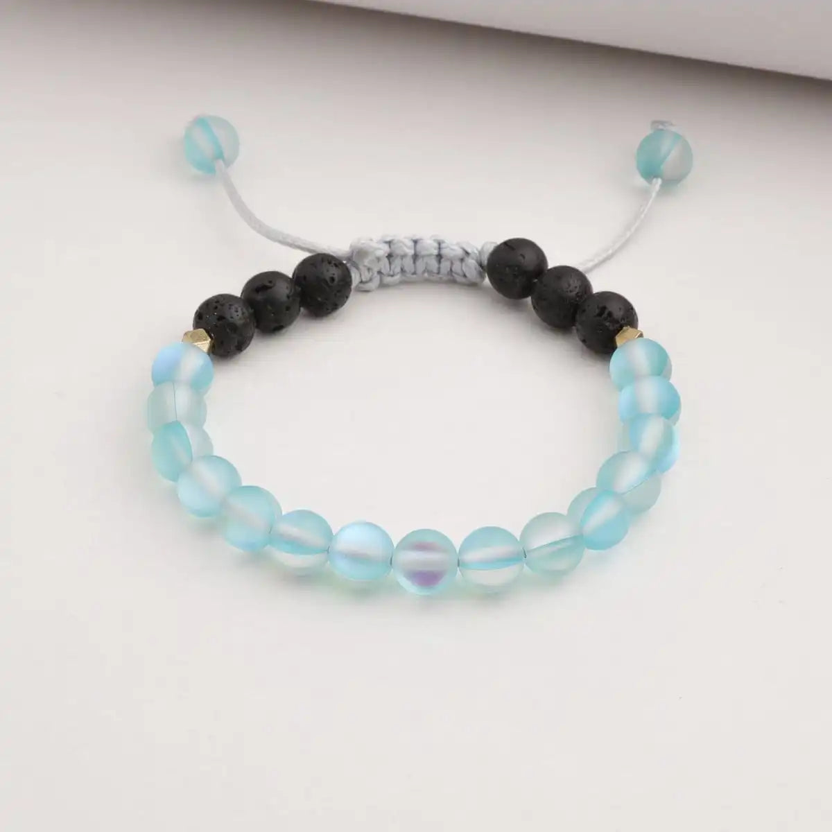 Kids Glow Glass Adjustable Bracelet (Blue)