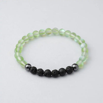 Glow Glass Diffuser Bracelet (Green)