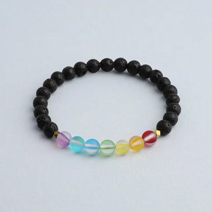 Glow Glass Mini Chakra Bracelet