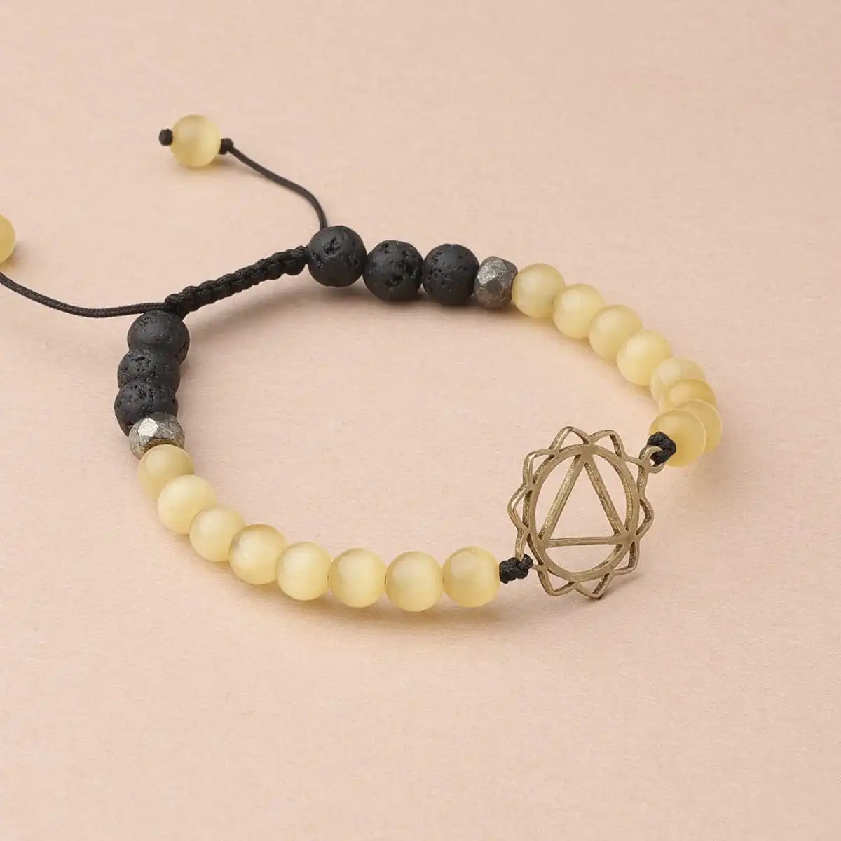 Solar Plexus Chakra Diffuser Bracelet