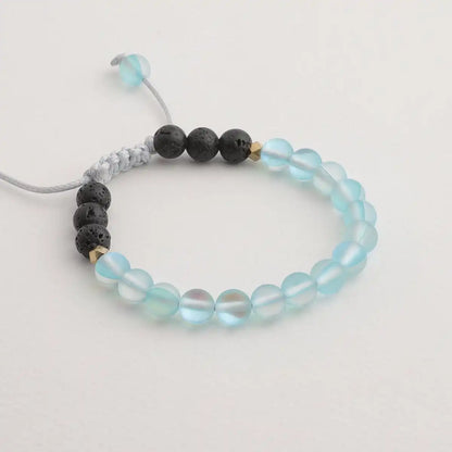 Kids Glow Glass Adjustable Bracelet (Blue)