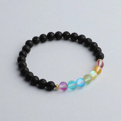 Glow Glass Mini Chakra Bracelet