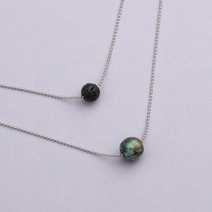 Pure Diffuser Necklace - African Turquoise