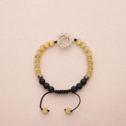Solar Plexus Chakra Diffuser Bracelet