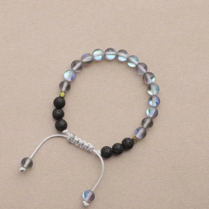 Kids Glow Glass Adjustable Bracelet (Grey)