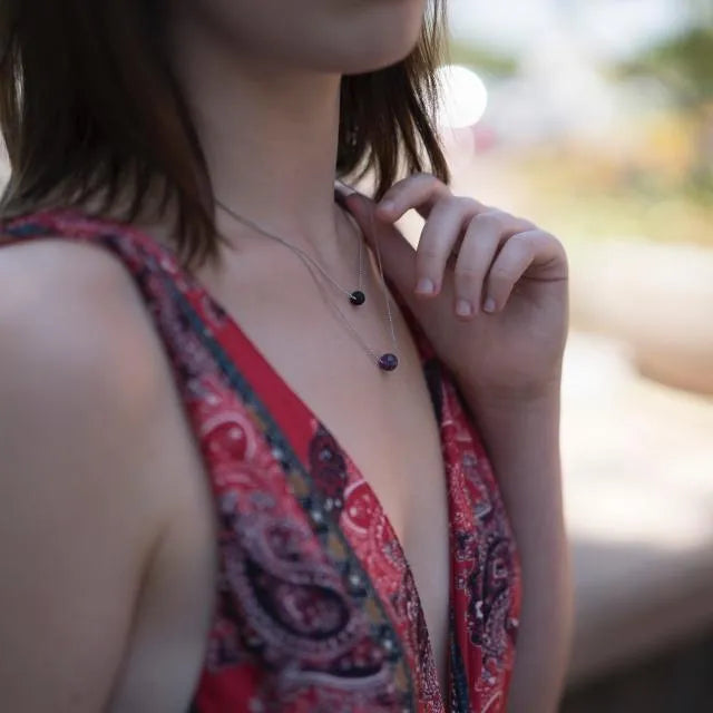 Pure Diffuser Necklace - Amethyst
