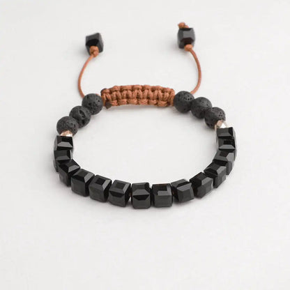 Kids Glass Diffuser Bracelet (Obsidian)