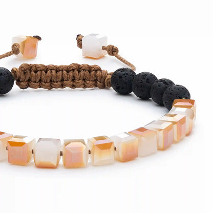 Glass Diffuser Bracelet (PEACHES & CREAM)