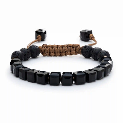 Kids Glass Diffuser Bracelet (Obsidian)