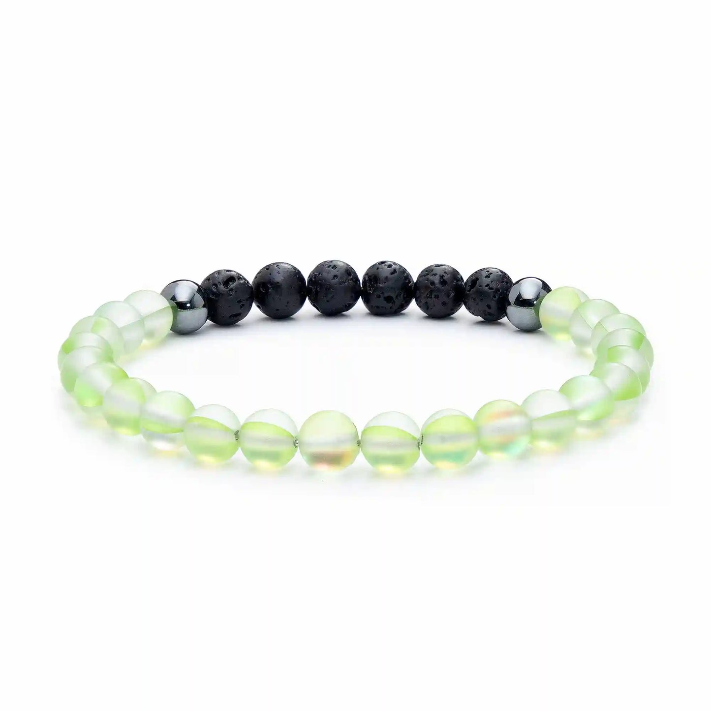 Glow Glass Diffuser Bracelet (Green)