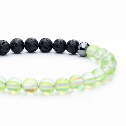 Glow Glass Diffuser Bracelet (Green)