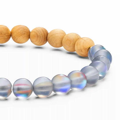 Glow Glass Wood Diffuser Bracelet