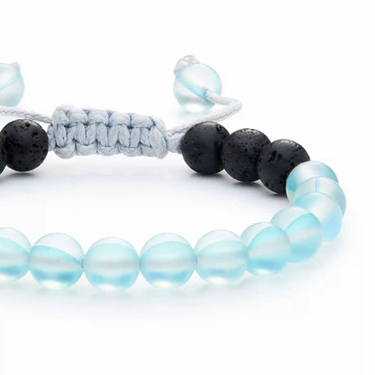 Kids Glow Glass Adjustable Bracelet (Blue)