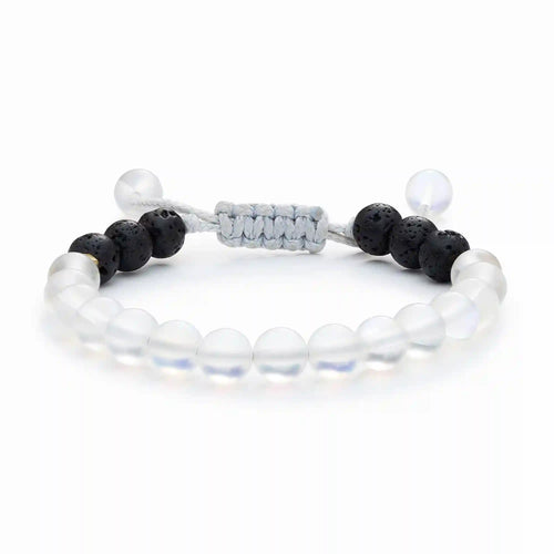Kids Glow Glass Adjustable Bracelet (Clear)