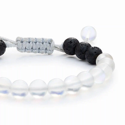 Kids Glow Glass Adjustable Bracelet (Clear)