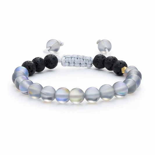 Kids Glow Glass Adjustable Bracelet (Grey)
