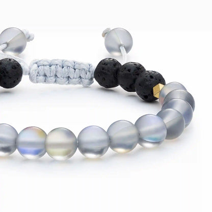 Kids Glow Glass Adjustable Bracelet (Grey)