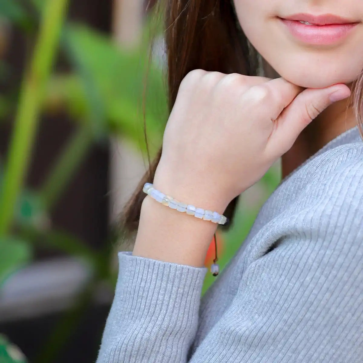 Kids Glass Diffuser Bracelet (Champagne)