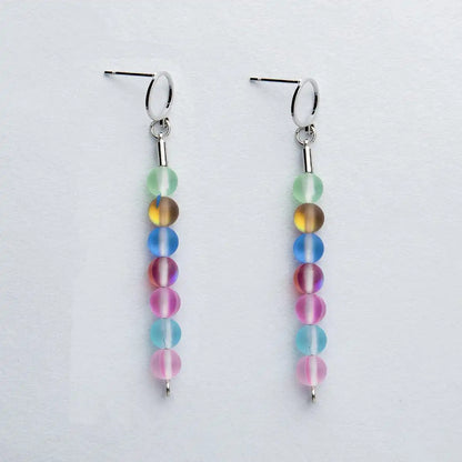 Glow Glass Rainbow Earrings