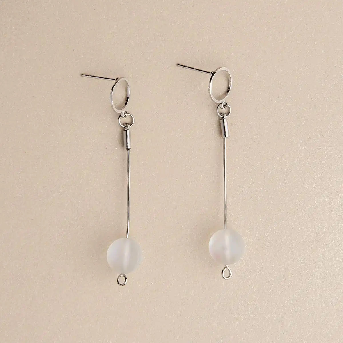 Glow Glass Drop Earrings