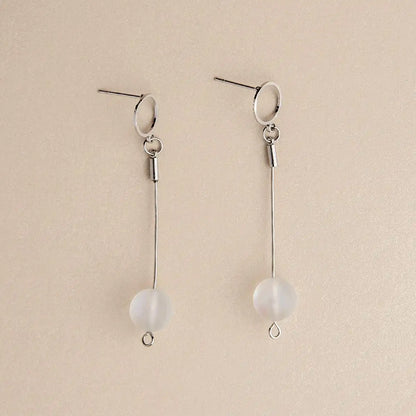 Glow Glass Drop Earrings