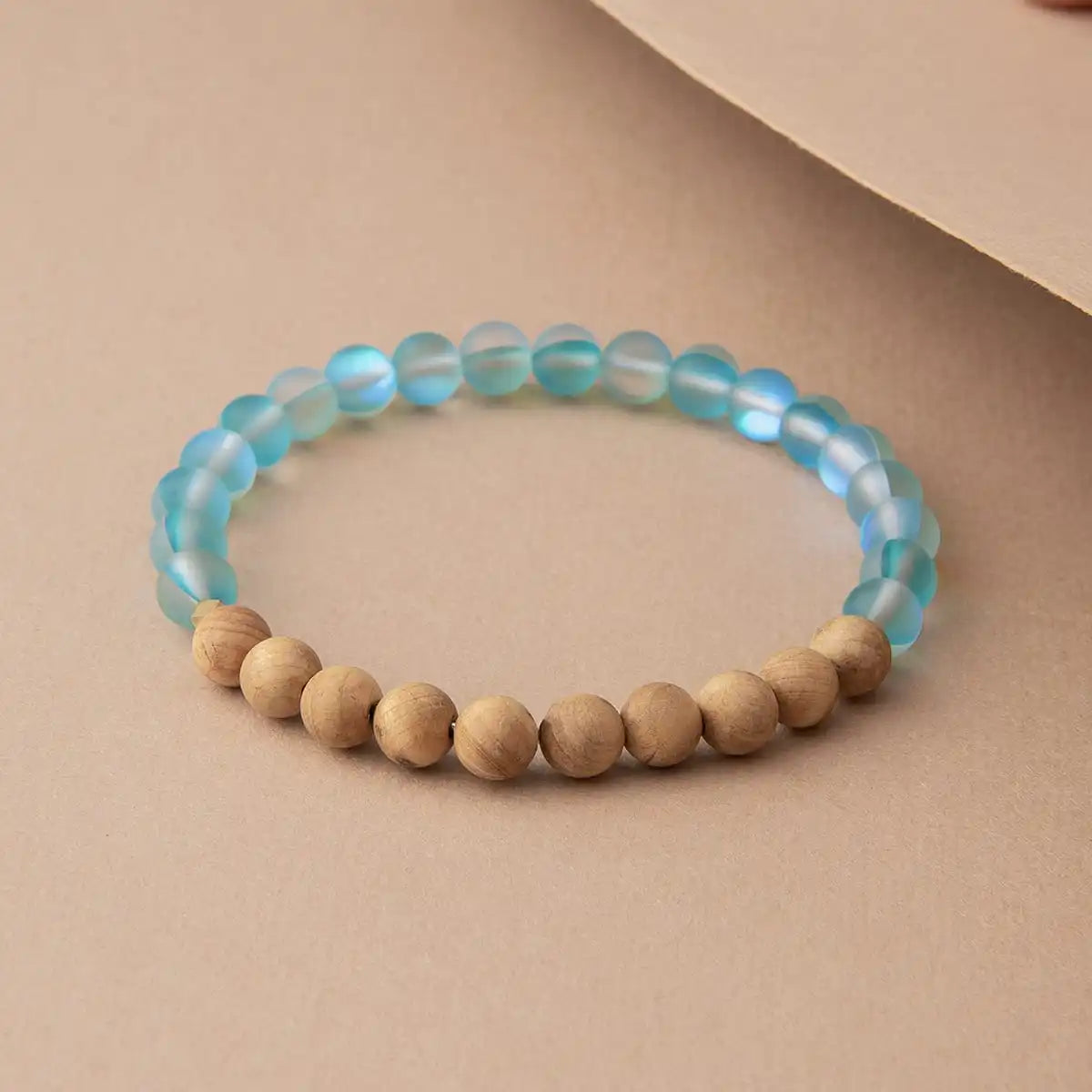 Glow Glass Wood Diffuser Bracelet