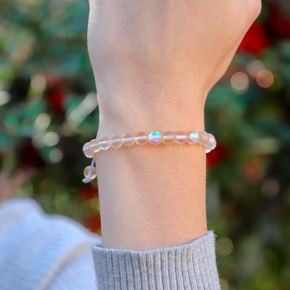 Kids Glow Glass Adjustable Bracelet (Champagne)