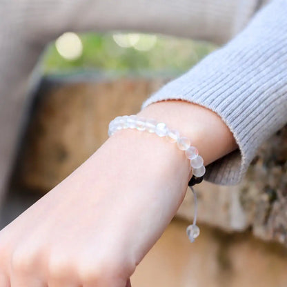Kids Glow Glass Adjustable Bracelet (Clear)