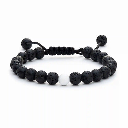 Kids White Howlite Diffuser Bracelet