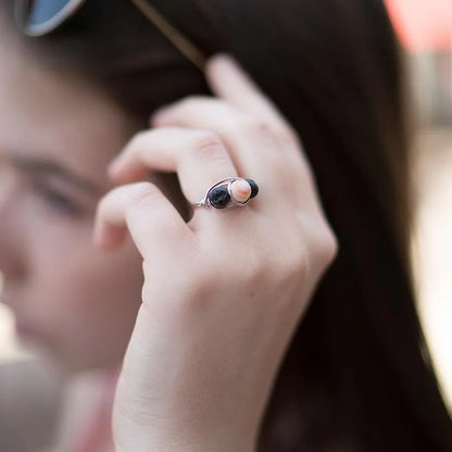 Red Vein Jasper Diffuser Ring