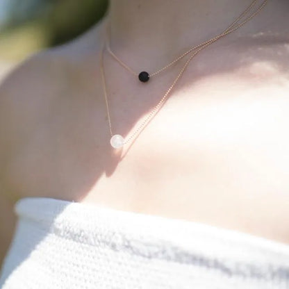 Pure Diffuser Necklace - Rose Quartz