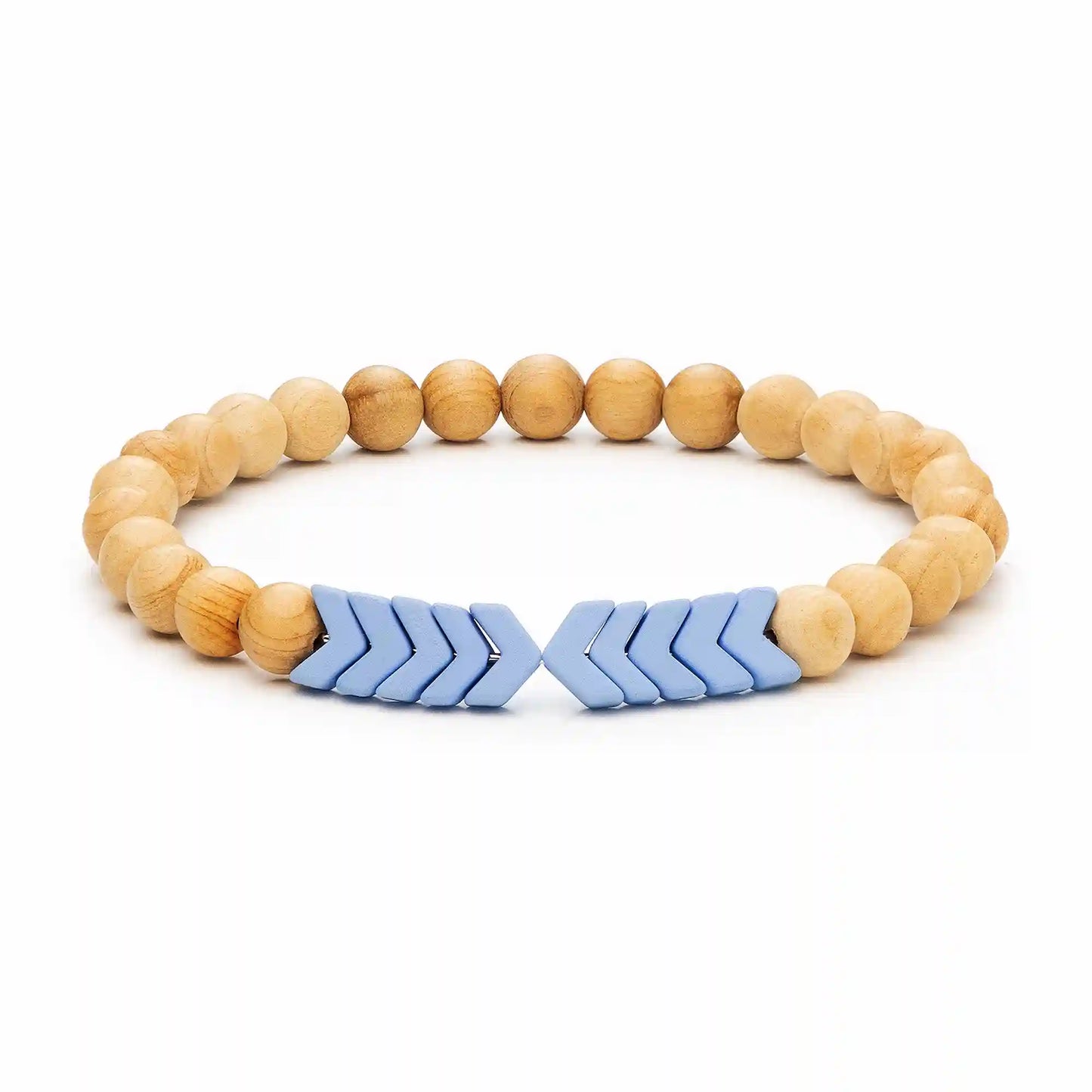 Sacred Arrow Wood Diffuser Bracelet