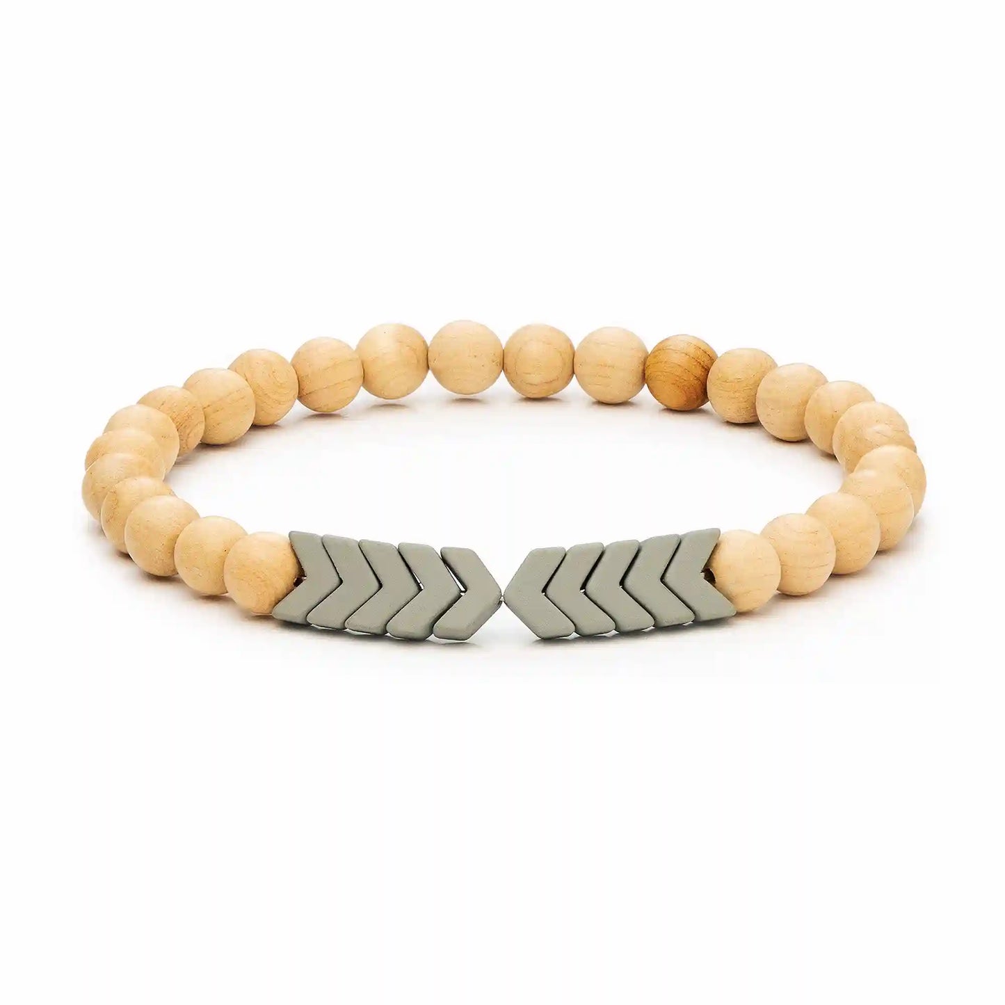 Sacred Arrow Wood Diffuser Bracelet