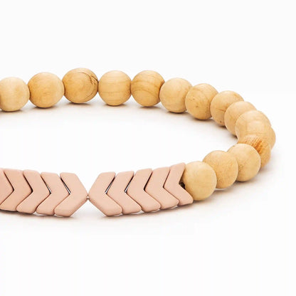 Sacred Arrow Wood Diffuser Bracelet
