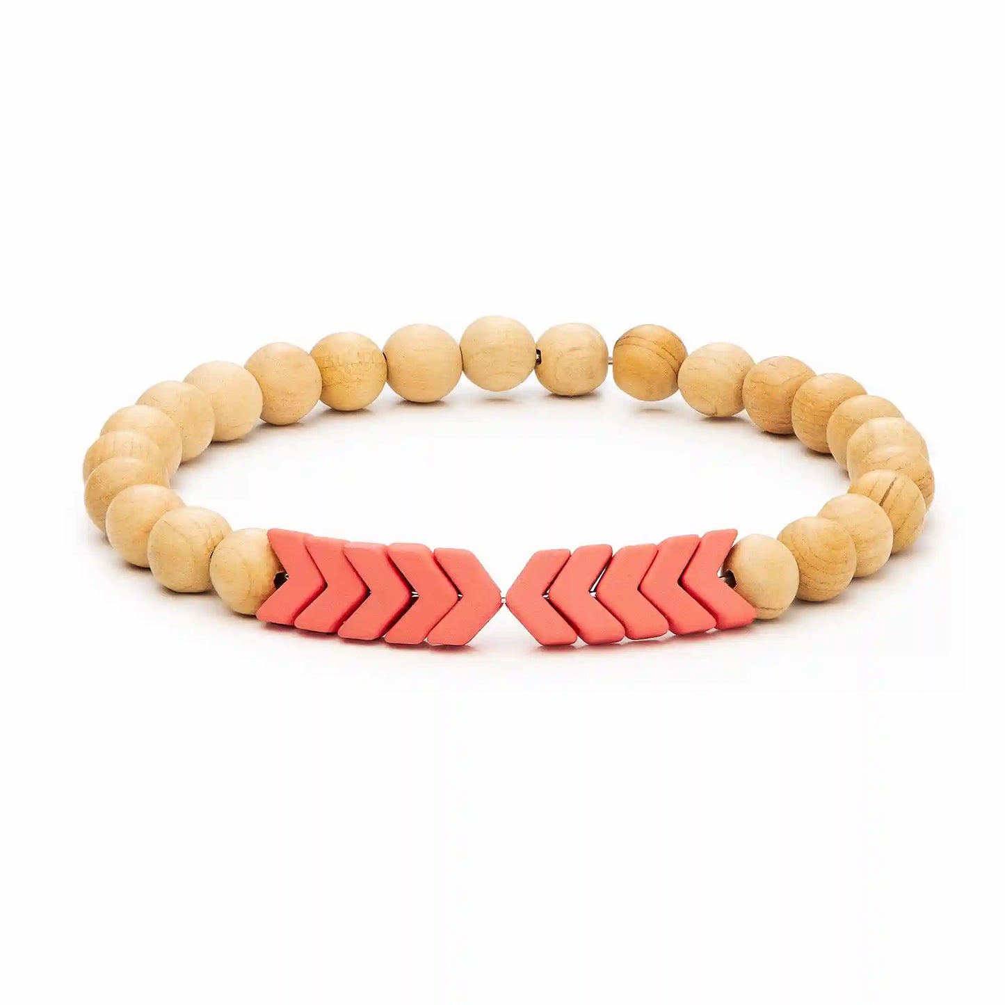 Sacred Arrow Wood Diffuser Bracelet