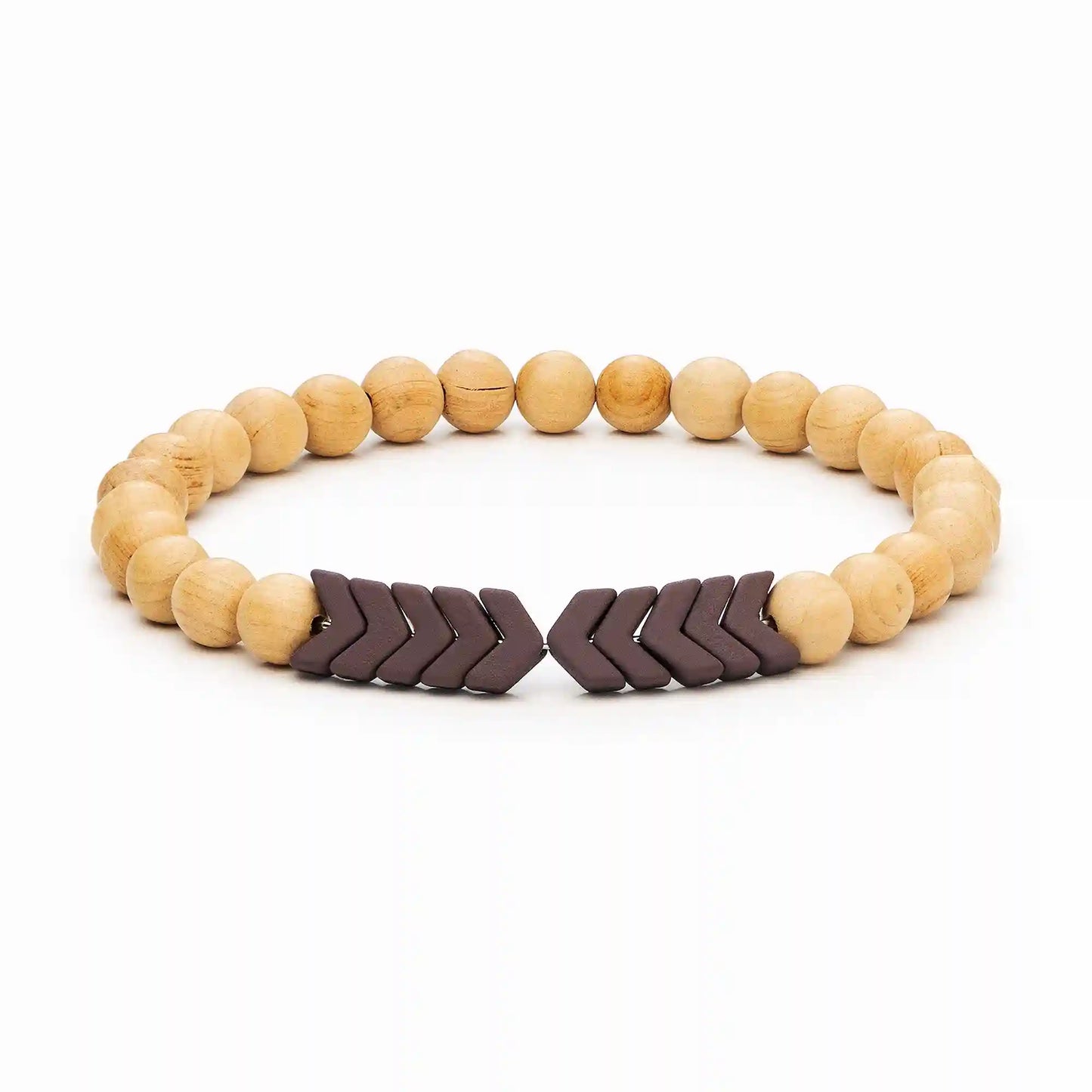 Sacred Arrow Wood Diffuser Bracelet