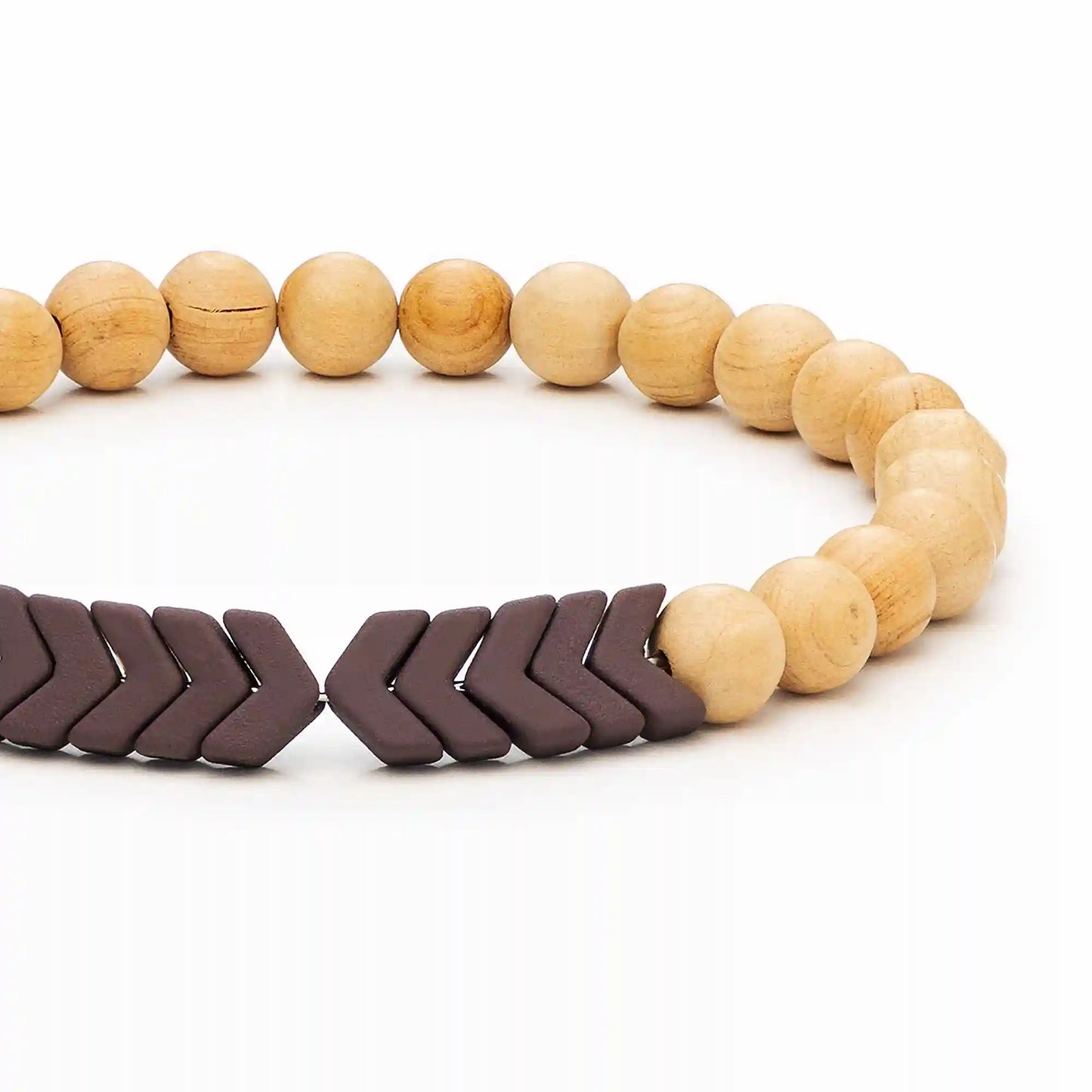 Sacred Arrow Wood Diffuser Bracelet
