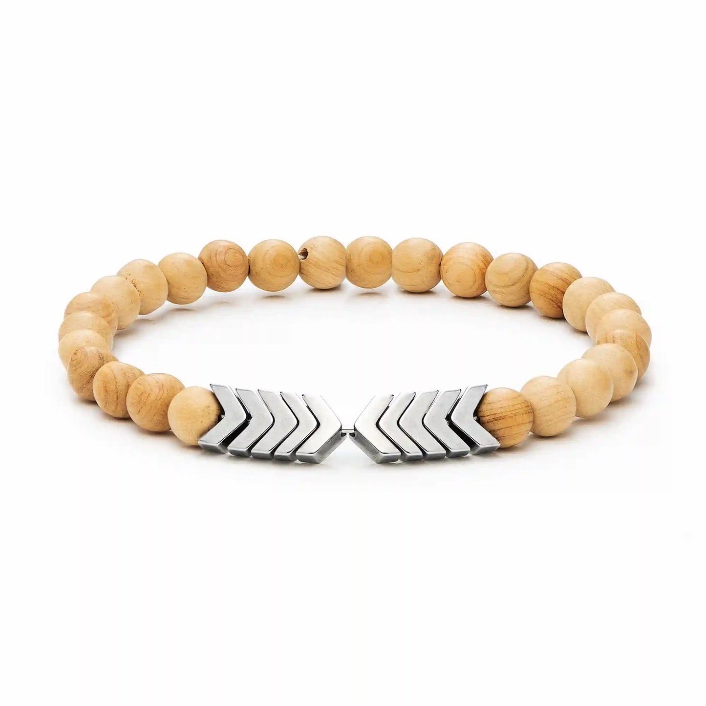 Sacred Arrow Wood Diffuser Bracelet